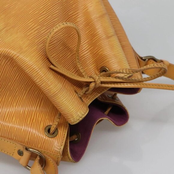 LOUIS VUITTON Epi Petit Noe Shoulder Bag Yellow M44109 LV Auth 140076 - Picture 7 of 16